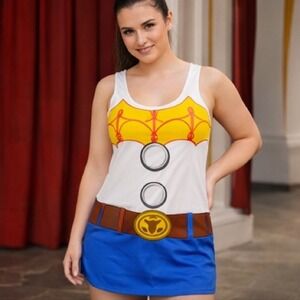 Disney Pixar Toy Story Jessie Costume Tank Top Shirt Women's Size M